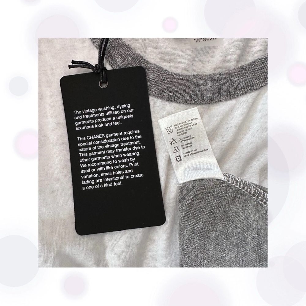 Chaser Women's Soft Tank Top in white features a colorblock design Multi-Sizes - Picture 4 of 4
